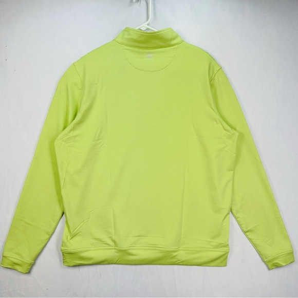 Peter Millar Lime Green Quarter-Zip Top large NWT - Picture 3 of 11